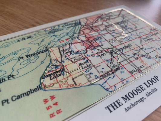 Trails of Alaska Postcard - Moose Loop
