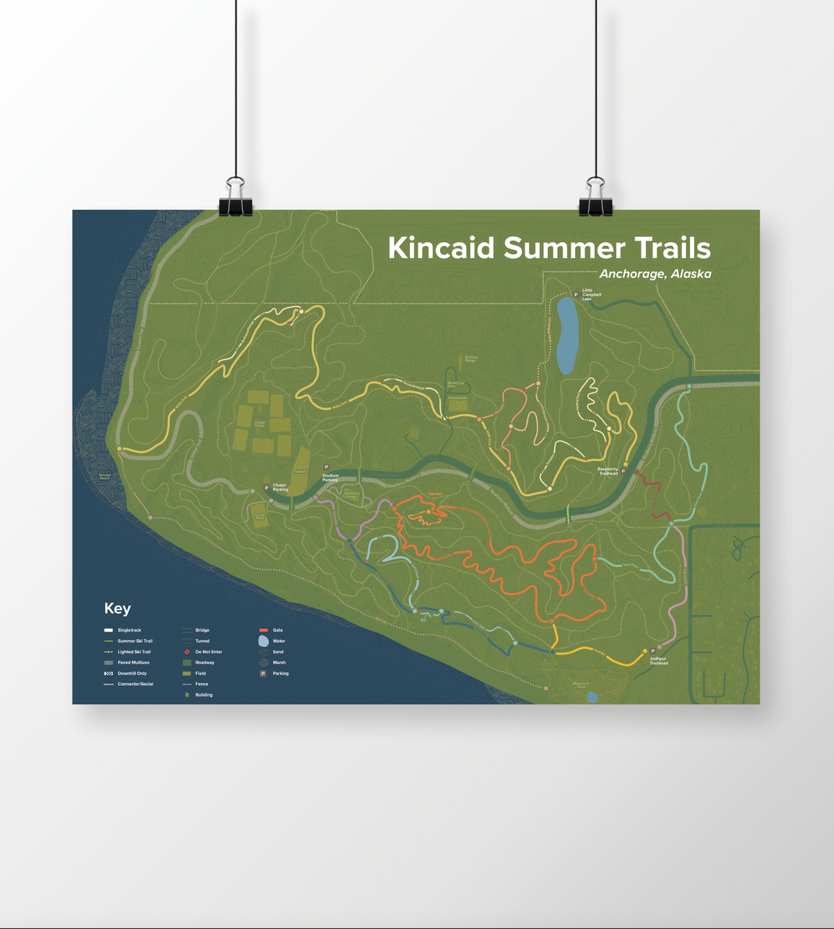 24"x18" Kincaid Summer Singletrack