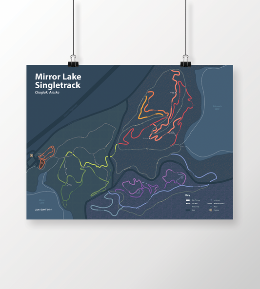 Mirror Lake Singletrack Poster