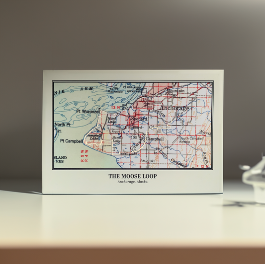 Trails of Alaska Postcard - Moose Loop