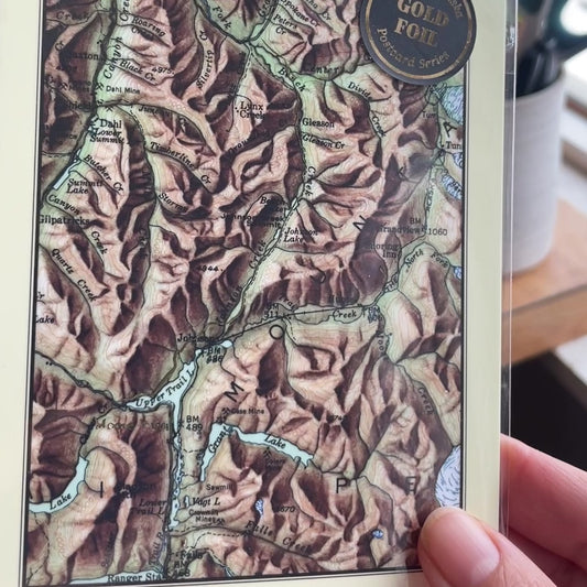 Trails of Alaska Postcard - Johnson Pass