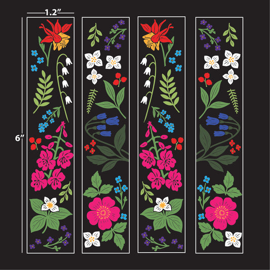 Pre-order: Wildflower 6"x1" Strips - Custom Colors